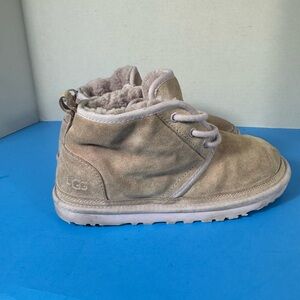UGG Beige Suede Boots